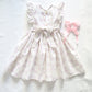 The Bow Edit : Girl Polka Dot Bow Print Dress 100% Cotton