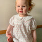 2Pcs Set Baby Girls Cherry Print Collar Top and Shorts. 100% Cotton Clothing Set.