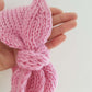 BUNDLE PACK Size 2T: Girls Long Sleeve Knitted Ivory Winter Hoodie + 2 Knitted Headwraps (RRP $79)
