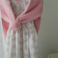 The Bow Edit : Girl Polka Dot Bow Print Dress 100% Cotton
