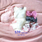 BUNDLE PACK Size NB-3m: Baby Girls Valentina Embroidered Romper & Angela Floral & 2 Knitted Headwraps and Bonnet (RRP $100)