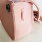 Girls Mini Mindy Blue Bow PU Leather Cross Body and Shoulder Bag