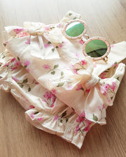 Baby Girls Amelia Floral Cotton Top and Bloomer 2 Piece Set (Design in Australia)