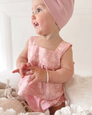 Baby Girl Alice Blossom Pink Top and Bloomer Pants Two Piece Set (100% Cotton)
