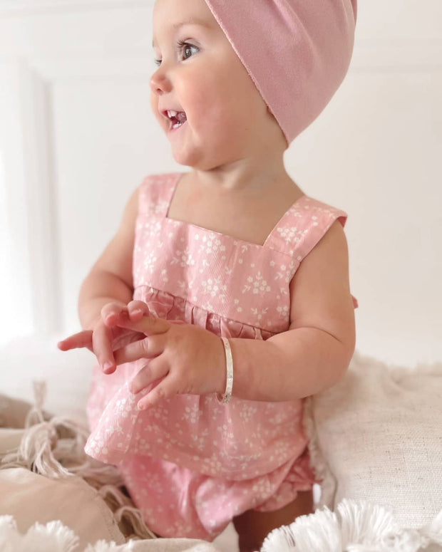 Baby Girl Alice Blossom Pink Top and Bloomer Pants Two Piece Set (100% Cotton)