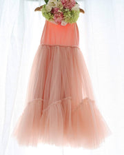 Girls Love Unconditionally Blush Pink Tutu Princess Dress (2T-7T)