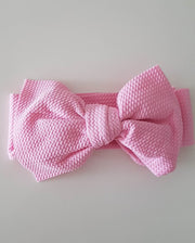 Baby Girl Big Bow Headband Stretched Headwrap (NB-4 Yrs)