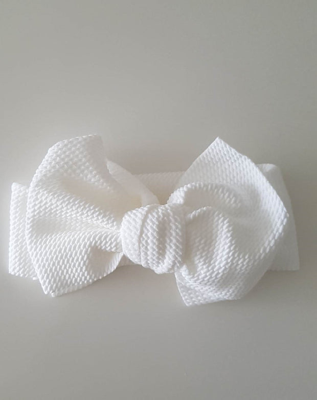 Baby Girl Big Bow Headband Stretched Headwrap (NB-4 Yrs)