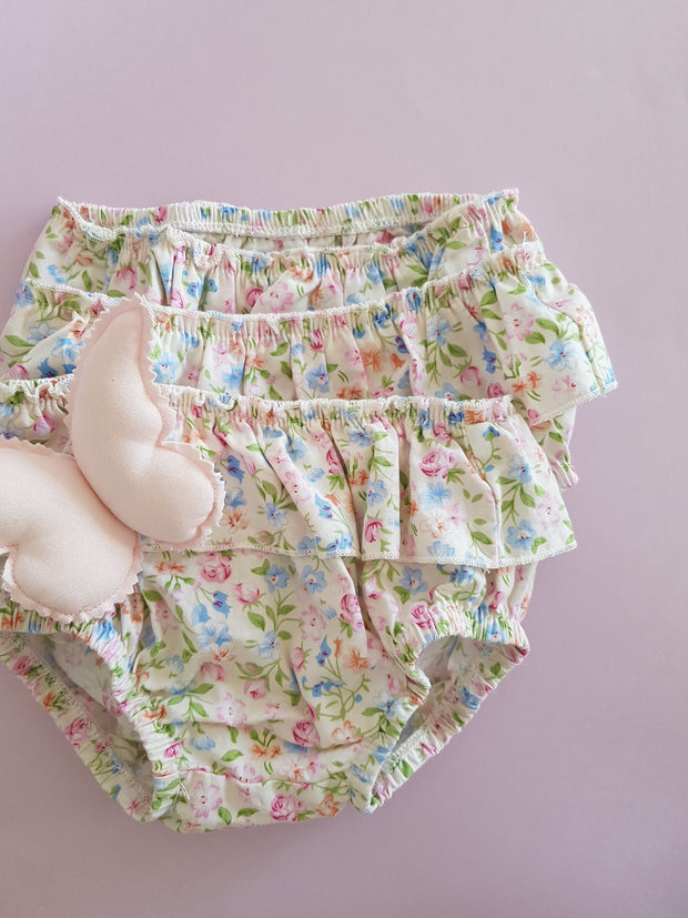 Baby Girls Annabelle Floral Cotton Top and Bloomer 2 Piece Set (Design in Australia)
