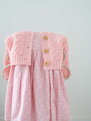 Girl Alice Blossom Pink Two-way Dress  (100% Cotton)