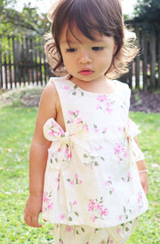 Baby Girls Amelia Floral Cotton Top and Bloomer 2 Piece Set (Design in Australia)