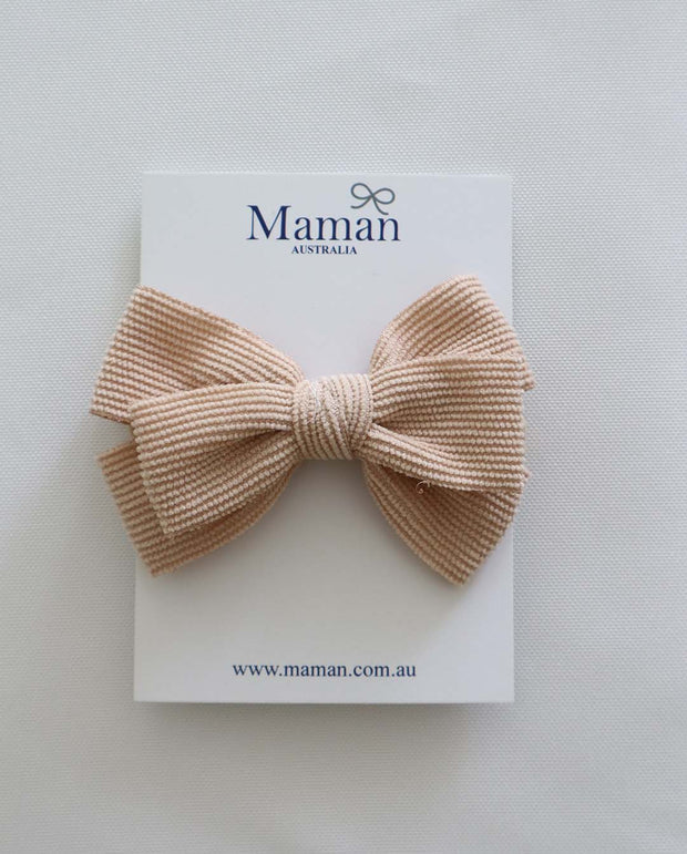 Baby Girls Corduroy Bow Headband 4 Colors (Newborn-4 Yrs)