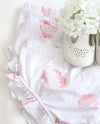 Baby Girls Aerin Petal Cotton Jersey Ruffle Bloomer (Limited Edition Print)