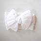 Girls Soft Nylon Bow Headband (Stretched Headwrap) 3 Colors