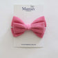 Baby Girls Corduroy Bow Headband 4 Colors (Newborn-4 Yrs)