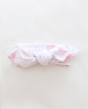 Baby Girl Aerin Pink Petal Cotton Jersey Headband (Limited Edition Print)