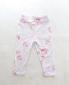 Girls Aerin Pink Petal Cotton Jersey Leggings (Limited Edition Print) Up To 5T
