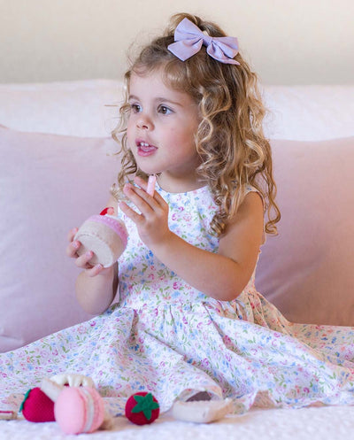 Girls Annabelle Floral Cotton Dress (Design in Australia)