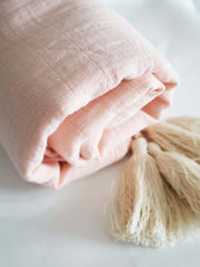 100% Organic Cotton Swaddle Baby Wrap Peach Color (Australian Design)