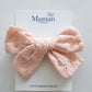 Baby Girls Embroidery Cotton Bow Headband 5 Colors (Newborn to 4Yrs)