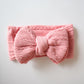 Girls Soft Nylon Bow Headband (Stretched Headwrap) 3 Colors