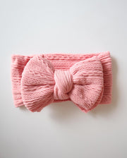 Girls Soft Nylon Bow Headband (Stretched Headwrap) 3 Colors