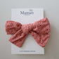 Baby Girls Embroidery Cotton Bow Headband 5 Colors (Newborn to 4Yrs)