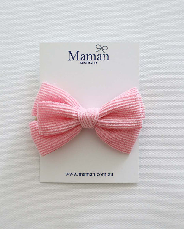 Baby Girls Corduroy Bow Headband 4 Colors (Newborn-4 Yrs)