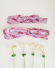 MATCHING Mums and Girls Pink Floral Stretch Headband