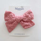 Baby Girls Embroidery Cotton Bow Headband 5 Colors (Newborn to 4Yrs)