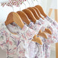Baby Girls Cotton Jersey Ruffle Romper : Ava Floral Botanical Print (Design in Australia)