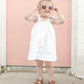 The Eyes of Rosie : Soft Peach Heart Frame Brown Gradient Lens Sunglasses (1-8Yrs)