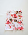 Girls Stella Floral Print Cotton Jersey Bike Shorts