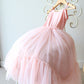 Girls Love Unconditionally Blush Pink Tutu Princess Dress (2T-7T)