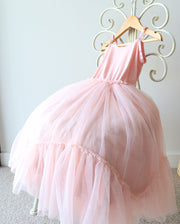 Girls Love Unconditionally Blush Pink Tutu Princess Dress (2T-7T)