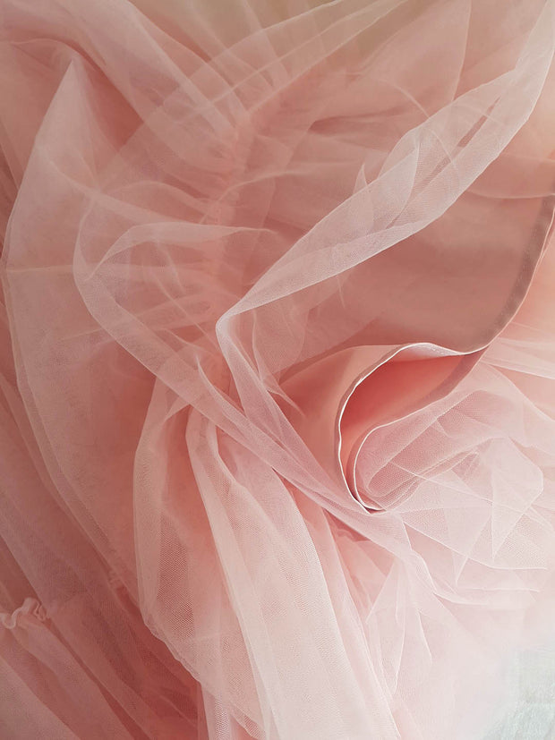Girls Love Unconditionally Blush Pink Tutu Princess Dress (2T-7T)