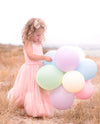 Girls Love Unconditionally Blush Pink Tutu Princess Dress (2T-7T)