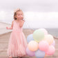 Girls Love Unconditionally Blush Pink Tutu Princess Dress (2T-7T)