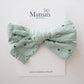 Baby Girls Embroidery Cotton Bow Headband 5 Colors (Newborn to 4Yrs)