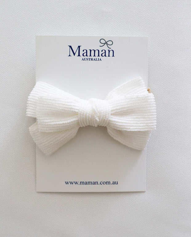 Baby Girls Corduroy Bow Headband 4 Colors (Newborn-4 Yrs)